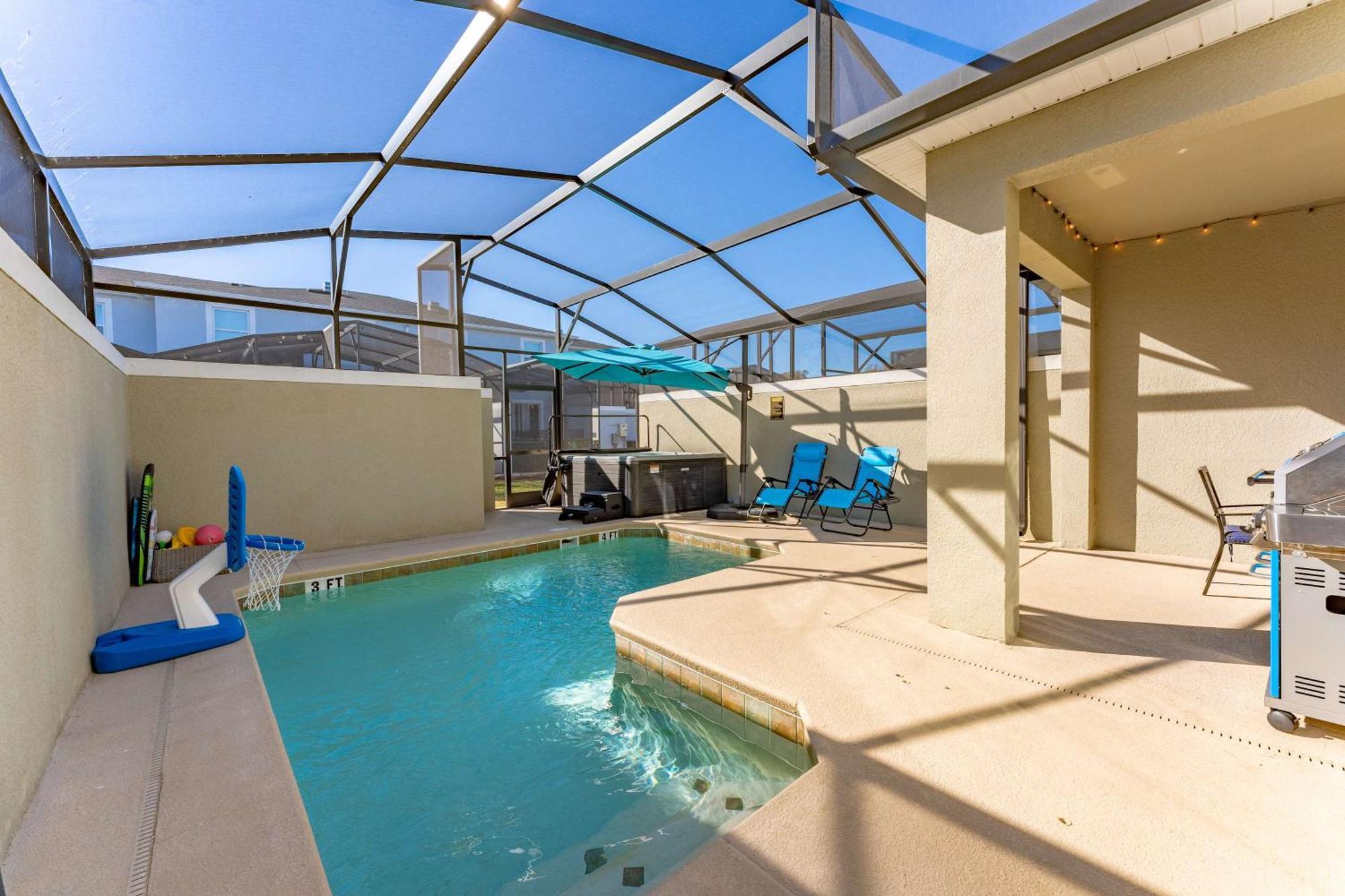 Villa Private Disney Oasis With Pool Hot Tub Ps5 And Modern Amenities à Kissimmee Extérieur photo